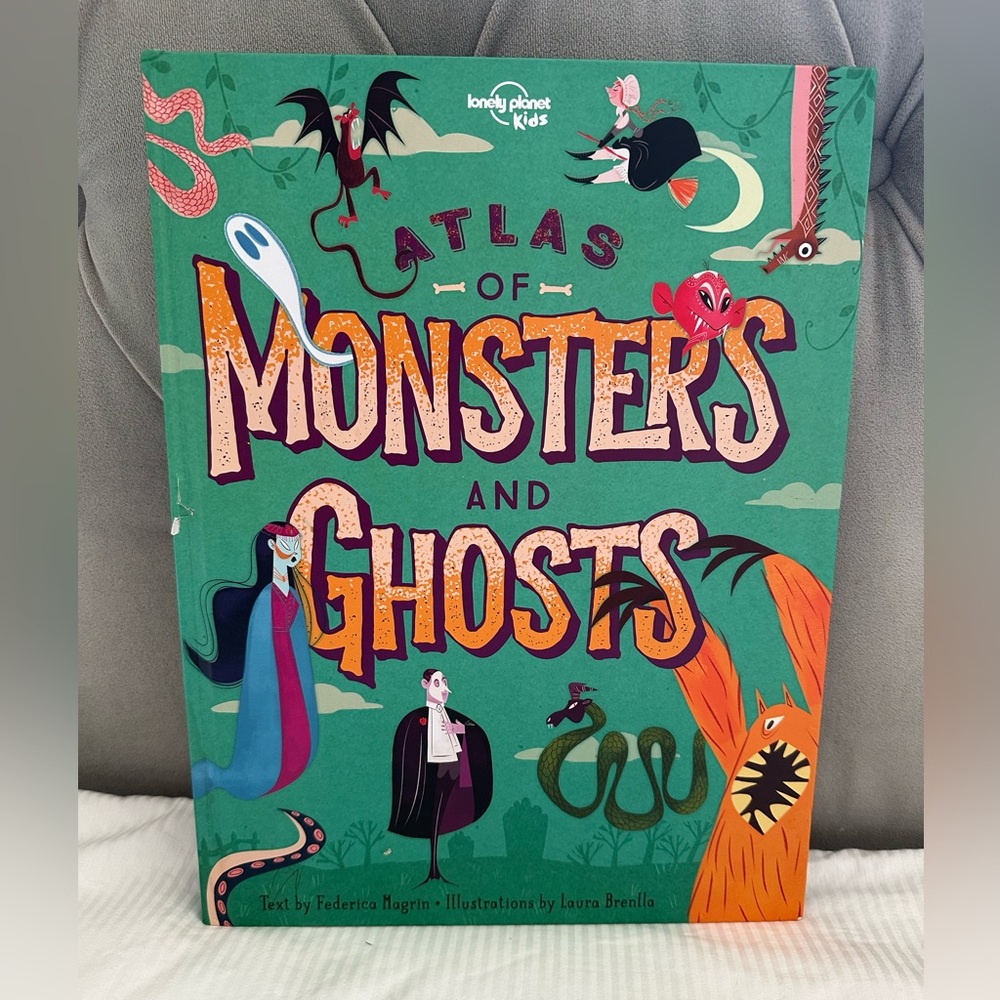 Lonely Planet Kids Atlas of Monsters and Ghosts Book by Federica Magrin
